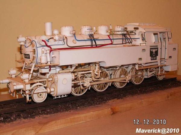 Güterzug-Einheitslokomotive BR 86 861 1:25 Ganz-Lasercut-Modell
