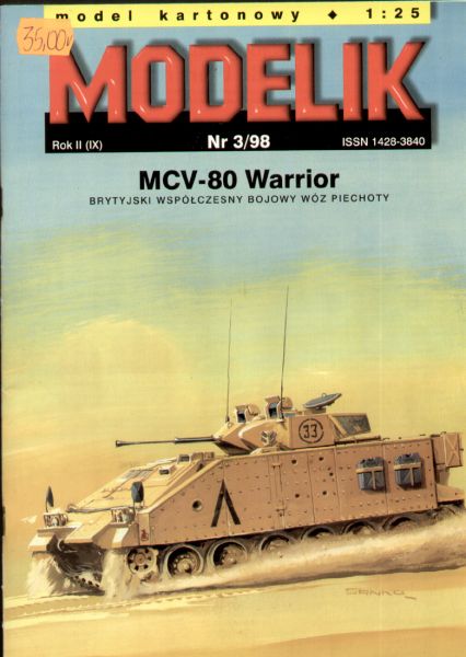 Infanterietransporter MCV-80 Warrior (Kuwait-Krieg, 1991) 1:25 Originalausgabe