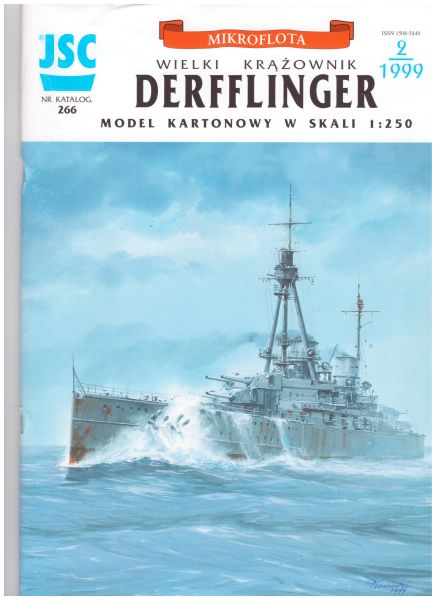 großer Kreuzer SMS Derfflinger (1917) 1:250 übersetzt!, Angebot
