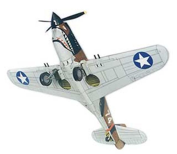 Jagdflugzeug Curtiss P-40C Tomahawk 1:32 übersetzt, einfach