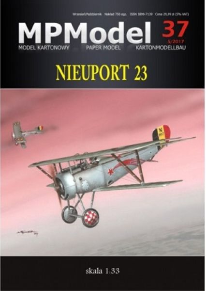 Jagdflugzeug Nieuport 23 (1917) 1:33
