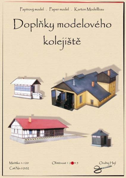 Klein-Stellwerk, Lok-Depot, Lager, öffentliche Toiletten 1:120 (