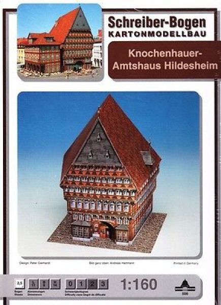 Knochenhauer-Amtshaus in Hildesheim 1:160 (N) deutsche Anleitung (556)