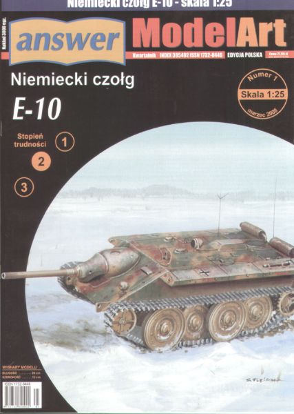 Leichter Jagdpanzer "Konzept E-10" (1943)  1:25