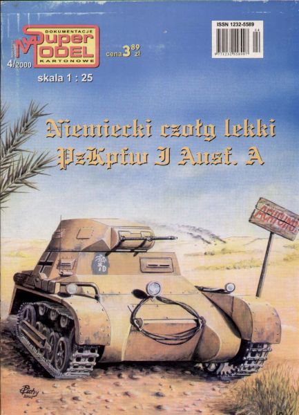 Leichtpanzer Pz.Kpfw.I Ausf.A (Afrika Korps, Libien, 1941) 1:25