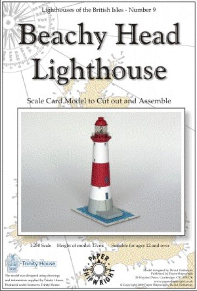 Leuchtturm Beachy Head Lighthouse aus dem Jahr 1899 (Sussex, UK) 1:250