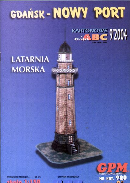 Leuchtturm Gdansk / Danziger Neuer Hafen 1:150