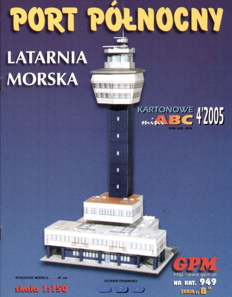 Leuchtturm Port Polnocny Danzig / der Nordhafen Gdansk 1:150