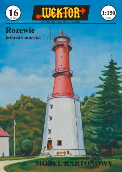 Leuchtturm Rixhöft / Rozewie aus dem Jahr 1921 1:150 extrem
