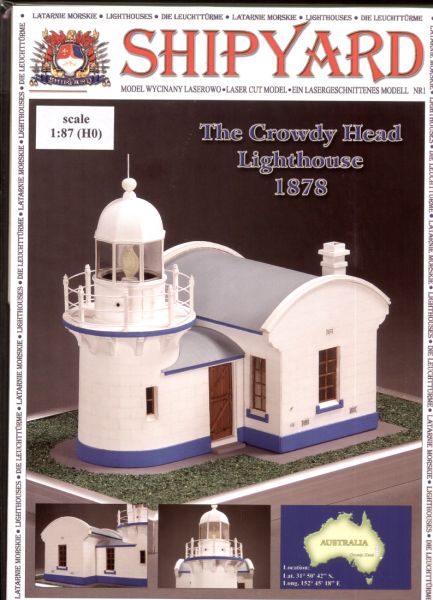 Leuchtturm The Crowdy Head Lighthouse LC-Modell 1:87 übersetzt