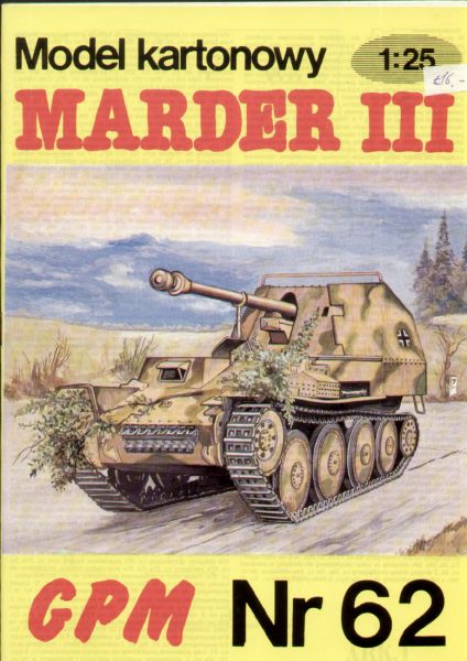 Marder III Ausf.H (mit sowjetischem 76,2mm-Beutegeschütz) 1:25