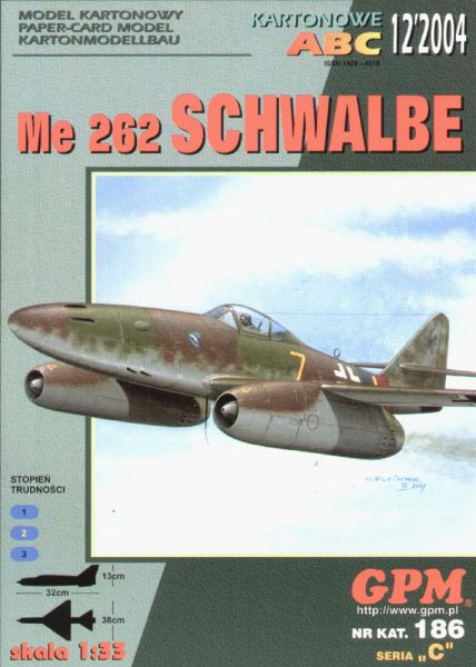Messerschmitt Me-262 A-1a Schwalbe 1:33 ANGEBOT
