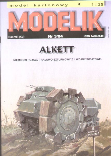 Minenräum- und Sturmgerät Alkett (1943) 1:25 Offsetdruck, übersetzt, ANGEBOT