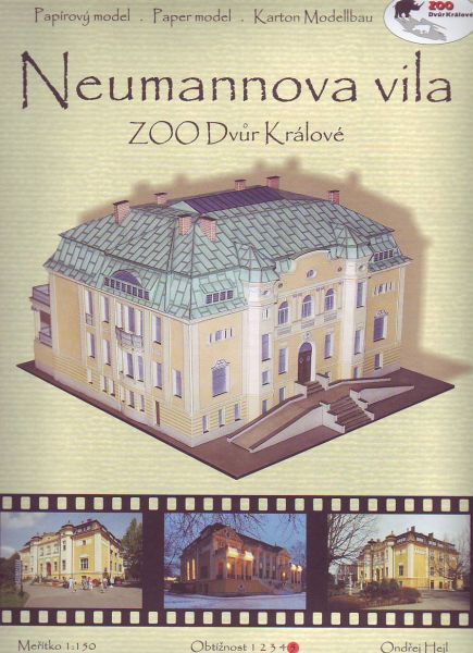 Neumanns Villa in Dvur Kralove / Königinhof a.d. Elbe 1:150