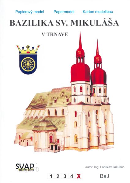 Nikolaus-Dom (Dóm svätého Mikulá¨a) von Trnava/Tyrnau 1:200 ANGEBOT