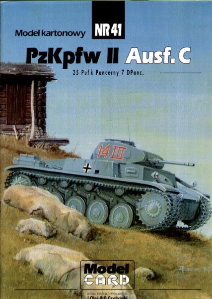 Panzer Pz.Kpfw.II Ausf.C Kommandofahrzeug (Ostfront, 1941) 1:25
