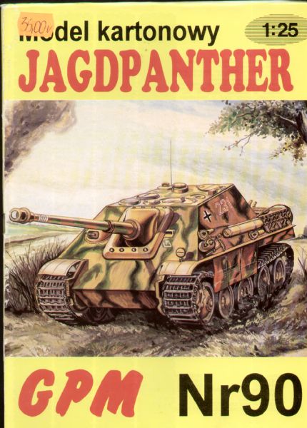 Panzerjäger Sd.Kfz.173 "Jagdpanther" 1:25 Originalausgabe, ANGEBOT