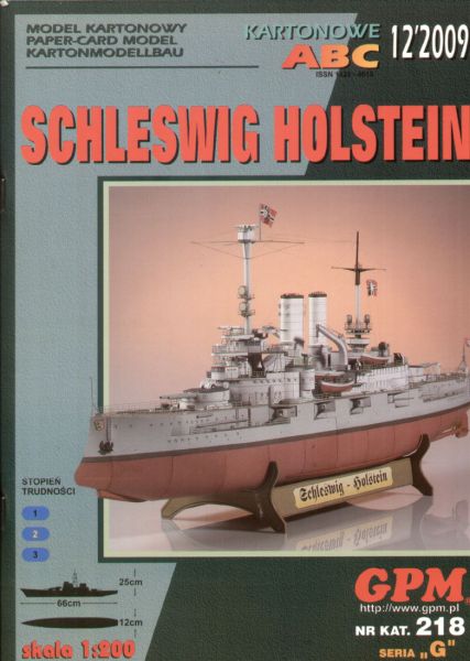 Panzerschiff Schleswig-Holstein (1939) 1:200 übersetzt