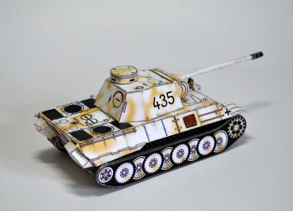 Pz.Kpfw. V Panther Ausf. D (Wintertarnung) 1:48 einfach