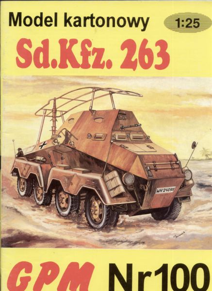 Radpanzer-Kommandowagen Sd.Kfz.263 1:25 (GPM 100) ANGEBOT