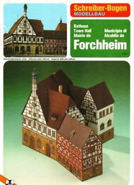 Rathaus aus Forchheim 1:160 (N) deutsche Anleitung