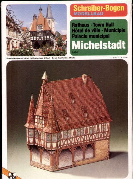 Rathaus in Michelstadt 1:120 deutsche Anleitung