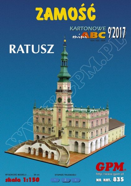 Rathaus in Zamosc/Polen (1640) 1:150
