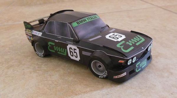 Rennwagen BMW 3.0 CSL (Rally in Zanvoort/Holland und Brno/Tschechoslowakei 1978) 1:24
