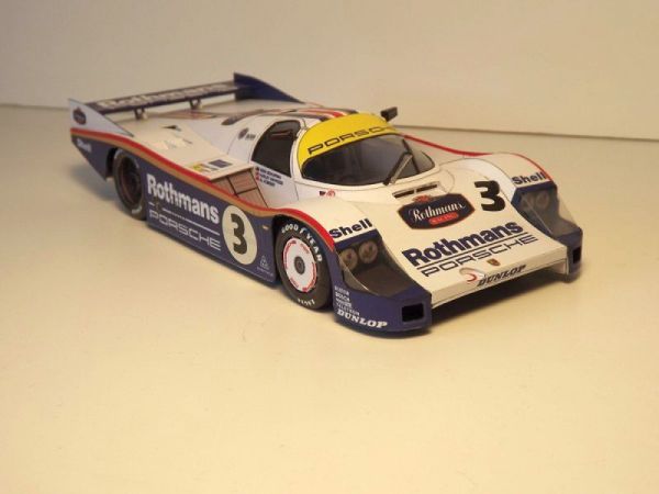 Rennwagen Porsche 956 des Teams Porsche Racing (Le Mans, 1983) 1:24