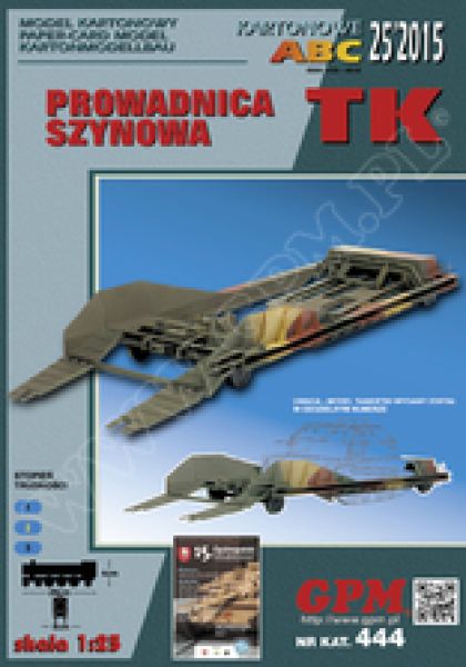 Schienen-Panzerträger TK für polnische Tanketten TKS und TK-3 (1936) 1:25