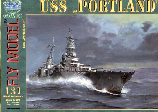 Schwerkreuzer USS Portland CA-33 (1944) 1:200 übersetzt