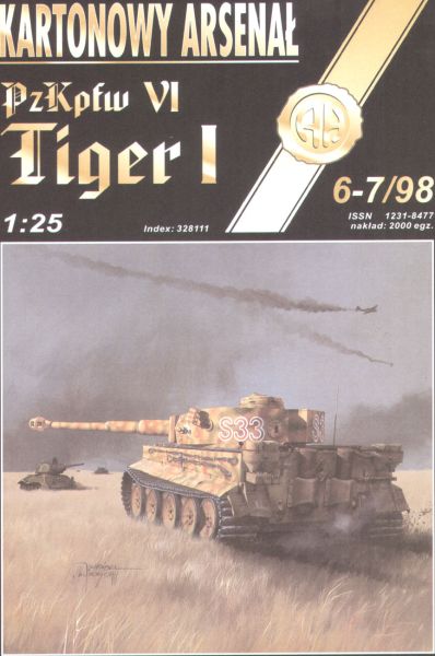 Schwerpanzer Pz.Kpfw.VI Tiger I (Kursk, 1943) 1:25 übersetzt, ANGEBOT