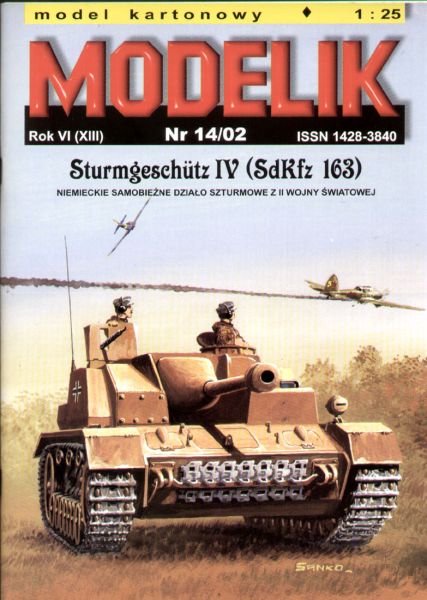 Sd.Kfz.163 Sturmgeschütz IV (StuG IV) 1944 1:25 Offsetdruck, ANGEBOT