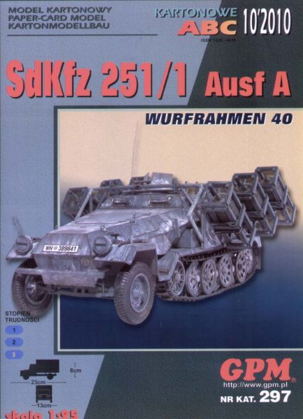 Sd.Kfz.250/1 Ausf. A Wurfrahmen 1:25