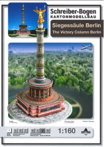 Siegessäule Berlin 1:160, Schreiber Bogen 786