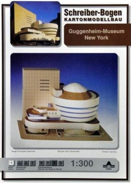 Solomon R. Guggenheim Museum in New York 1:300 deutsche Anleitung (72584)