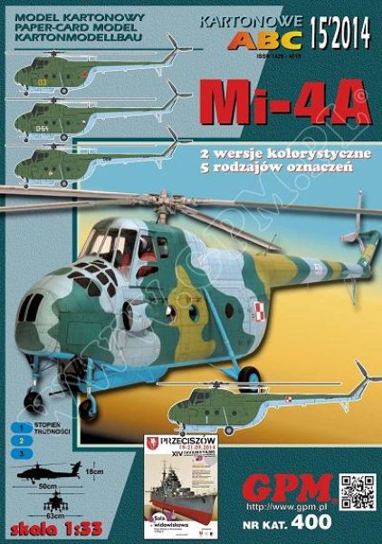 Sturmtruppen-Transporthubschrauber Mil Mi-4A 1:33 extrem²