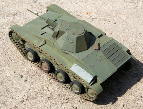 sowjetischer Leichtpanzer T-60 1:25 überarbeitet, Offsetdruck