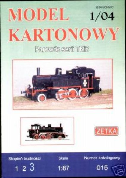 Tender-Dampflokomotive TKi3 (preussische T9.3) 1:87 übersetzt