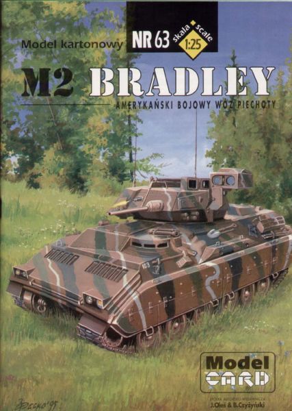 US-amerikanischer Manschaftstransporter M2 Bradley der US-Armee 1:25 ANGEBOT