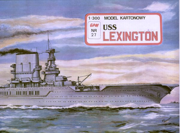 US-Träger USS Lexington (1920er) 1:300 inkl. Flugzeuge, ANGEBOT