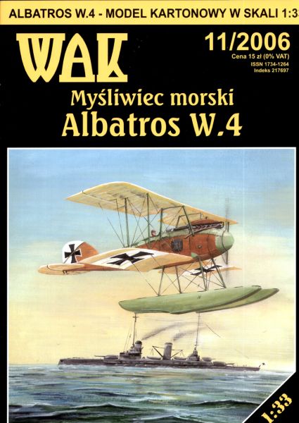 Wasserflugzeg Albatros W.4 (Warnemünde, 1917) 1:33 übersetzt