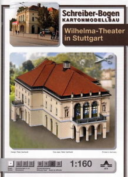 Wilhelma-Theater in Stuttgart 1:160 (N) deutsche Anleitung