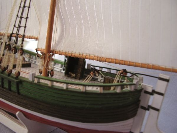 adriatisches Segelschiff Trabaccolo (Trabakel) aus der Wende 17./18. Jh. 1:100