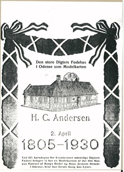 das Geburtshaus des großen Dichters H. C. Andersen in Odense (1805 – 1830)