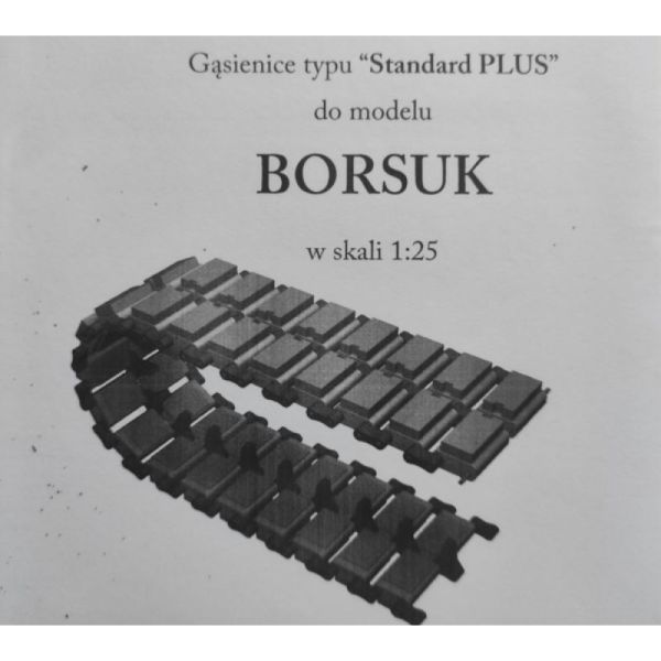 Kettensatz für polnischer schwimmfähiger Schützenpanzer Borsuk (Dachs) 1:25 WAK Nr. 224
