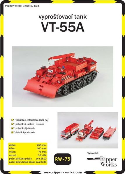 Brandbekämpfungs-/Bergungspanzer VT-55A 1:32 extrem