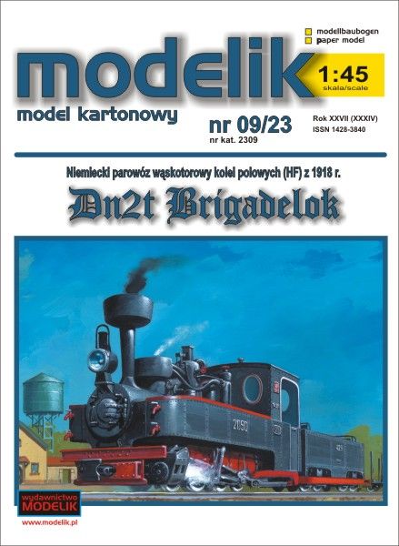 Feldbahnlok, sog. "Brigadelok" (HF) Borsig Dn2t (1918) 1:45