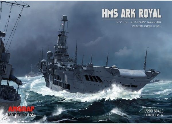 britischer Flugzeugträger HMS Ark Royal (91) im Bauzustand 1939 1:200 präzise, ANGEBOT