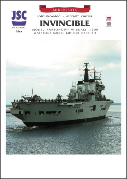 britischer Flugzeugträger HMS INVINCIBLE (1998) 1:200 übersetzt